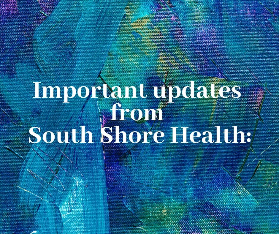 Important updates from South Shore Health South Shore Home, Life & Style