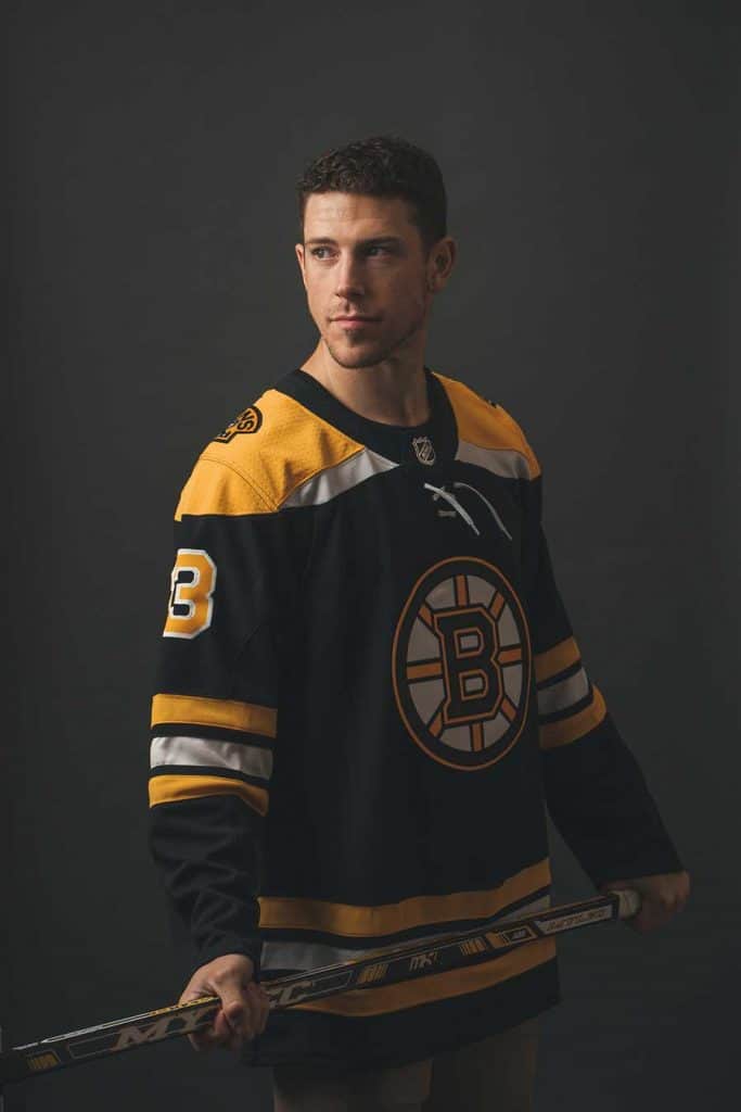 Charlie Coyle of the Boston Bruins