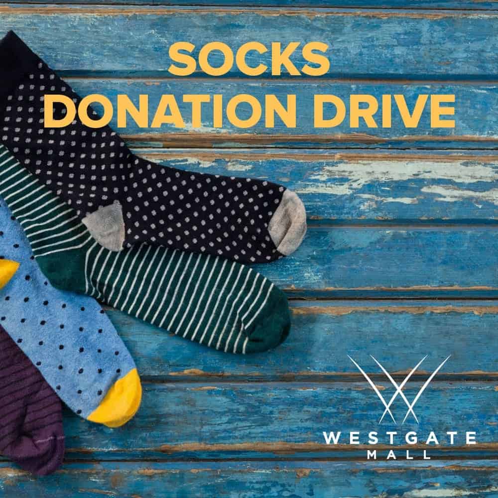 Westgate Mall Hosts Socks Donation Drive for School on Wheels of  Massachusetts - South Shore Home, Life & Style
