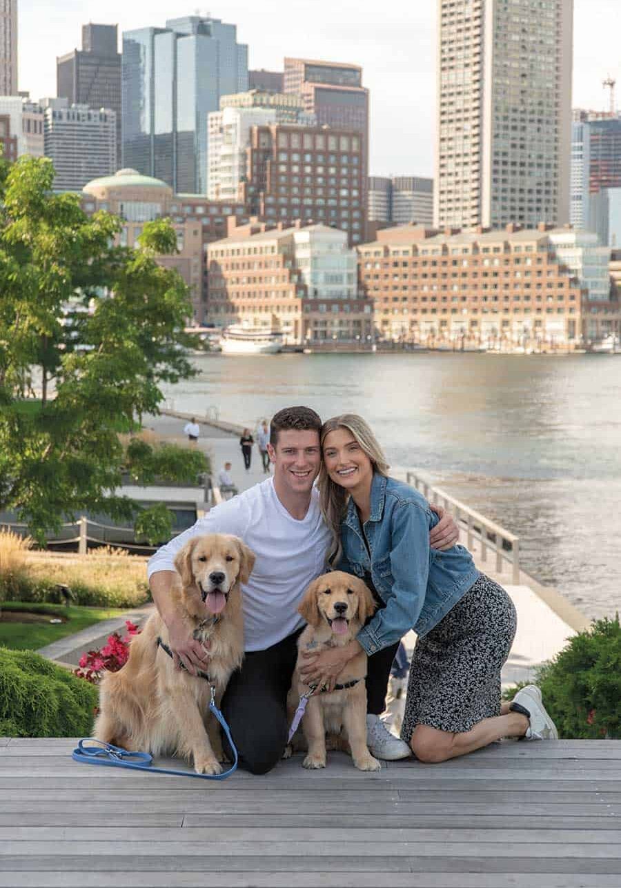 Charlie Coyle and Fiance Danielle Hooper