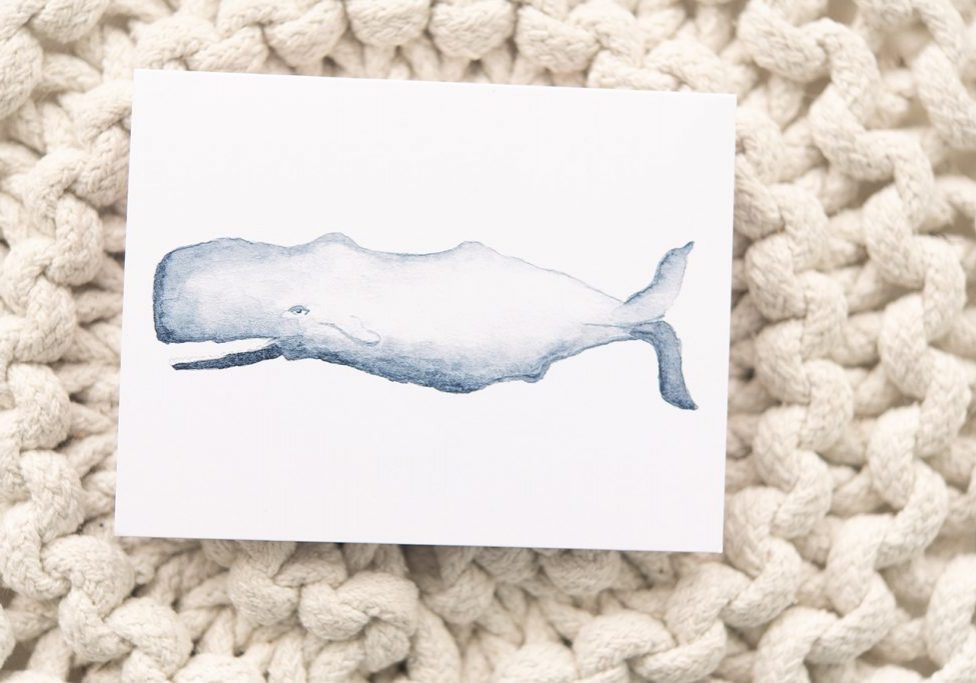 Whale-Note-Card-Finding-Silver-Pennies