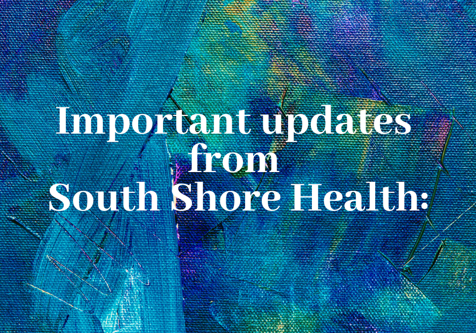 ssh updates South Shore Health Updates